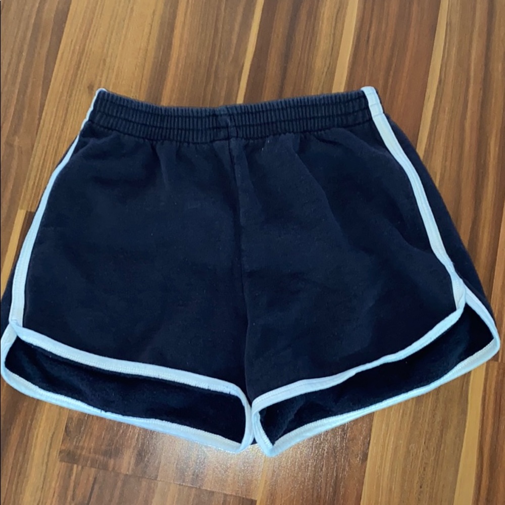 navy blue brandy melville shorts